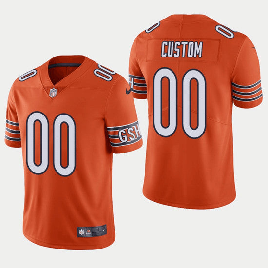 Custom Chicago Bears orange jersey