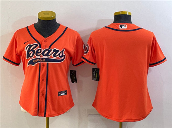 Custom Chicago Bears orange jersey