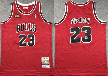 Michael Jordan Chicago Bulls red jersey