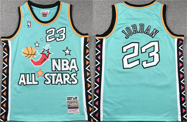 Michael Jordan Chicago Bulls teal jersey
