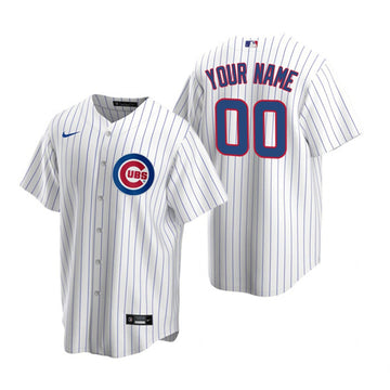 Custom Chicago Cubs white jersey