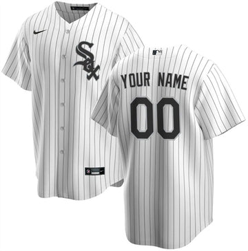 Custom Chicago White Sox white jersey