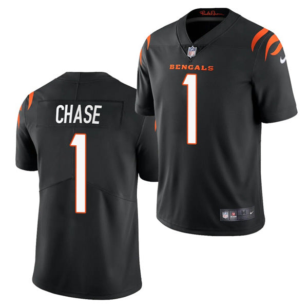 Ja'Marr Chase Cincinnati Bengals black jersey