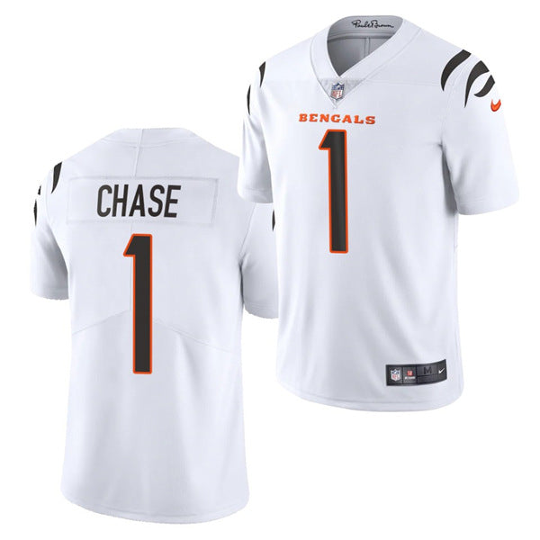 Ja'Marr Chase Cincinnati Bengals white jersey