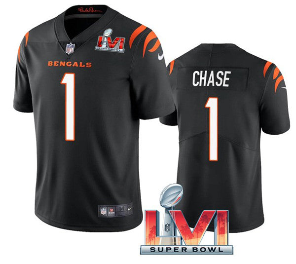 Ja'Marr Chase Cincinnati Bengals black jersey