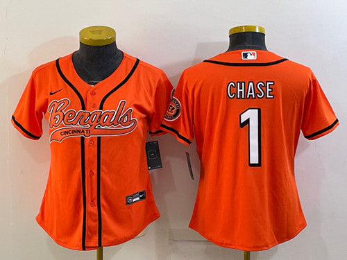 Ja'Marr Chase Cincinnati Bengals orange jersey