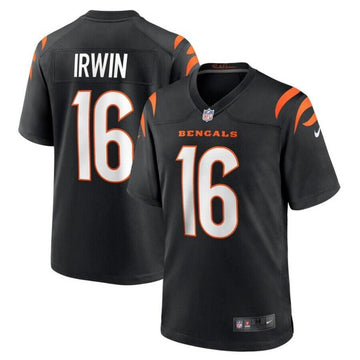 Trenton Irwin Cincinnati Bengals black Game jersey