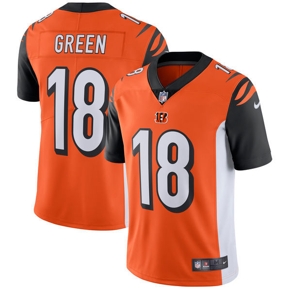 AJ Green Cincinnati Bengals orange jersey
