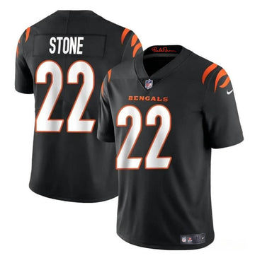 Geno Stone Cincinnati Bengals black jersey