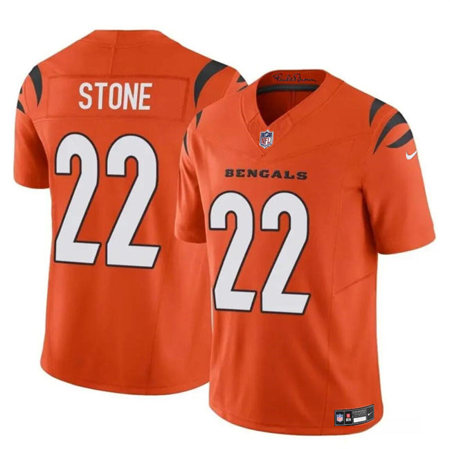 Geno Stone Cincinnati Bengals orange FUSE jersey