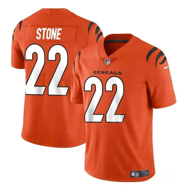 Geno Stone Cincinnati Bengals orange jersey