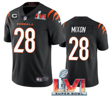 Joe Mixon Cincinnati Bengals black jersey