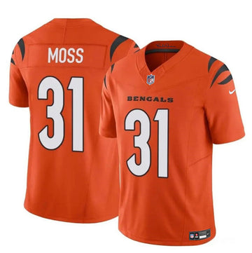 Zack Moss Cincinnati Bengals orange FUSE jersey