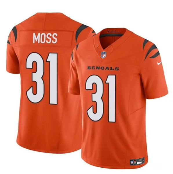 Zack Moss Cincinnati Bengals orange FUSE jersey