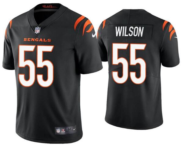 Logan Wilson Cincinnati Bengals black Game jersey