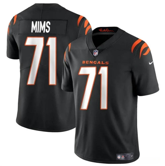 Amarius Mims Cincinnati Bengals black jersey