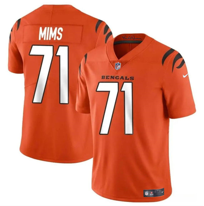 Amarius Mims Cincinnati Bengals orange jersey