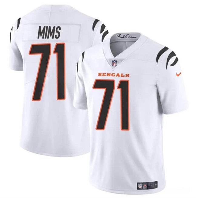 Amarius Mims Cincinnati Bengals white jersey