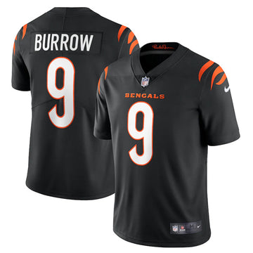 Joe Burrow Cincinnati Bengals black jersey