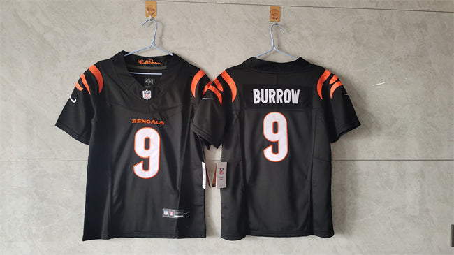Joe Burrow Cincinnati Bengals black FUSE jersey
