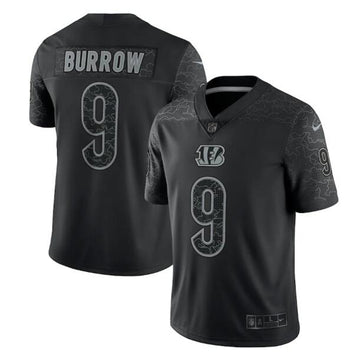 Joe Burrow Cincinnati Bengals black jersey