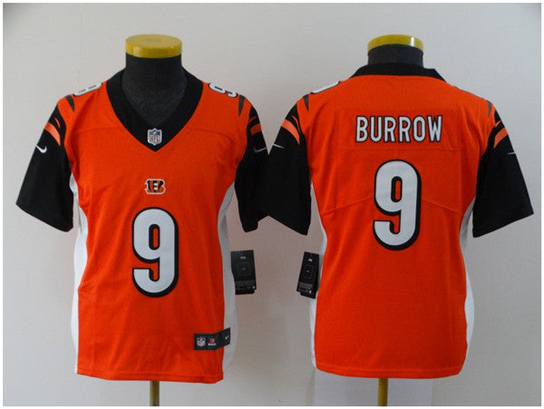Joe Burrow Cincinnati Bengals orange jersey