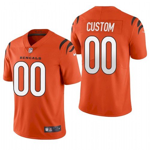 Custom Cincinnati Bengals orange jersey