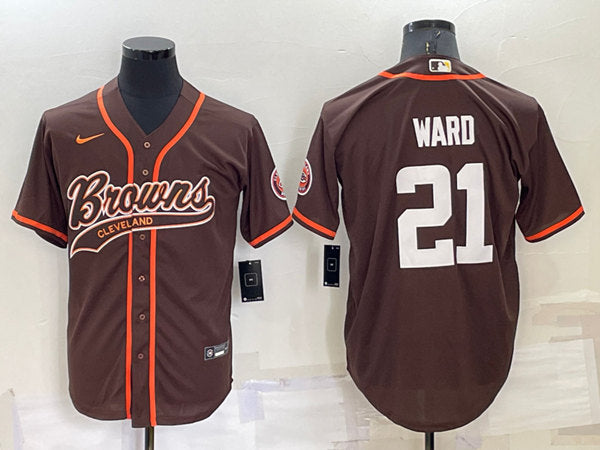 Denzel Ward Cleveland Browns brown jersey