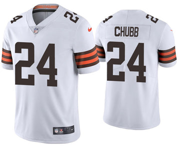 Nick Chubb Cleveland Browns white jersey