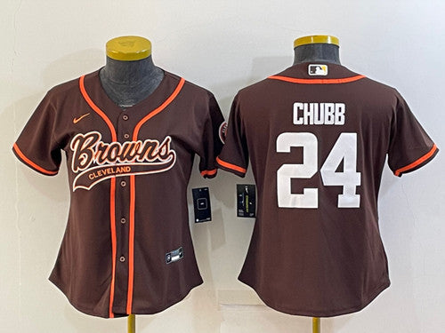 Nick Chubb Cleveland Browns brown jersey
