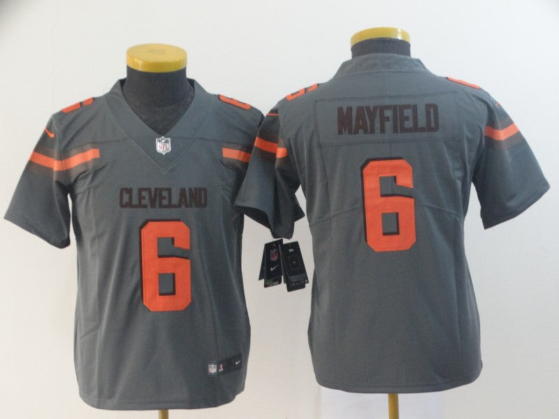 Baker Mayfield Cleveland Browns gray Inverted Legend jersey