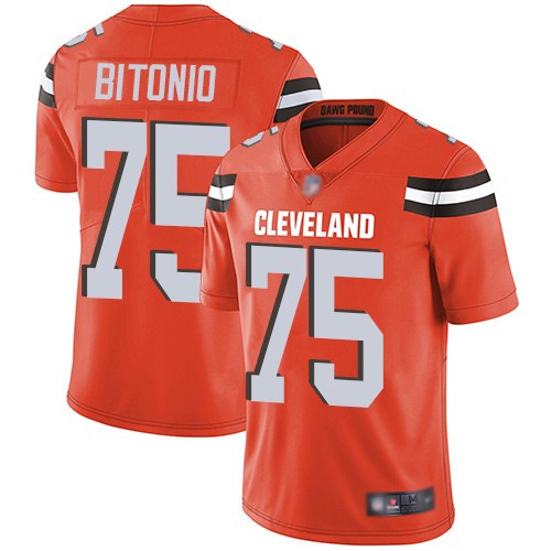 Joel Bitonio Cleveland Browns orange jersey