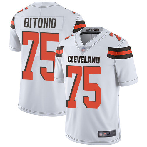 Joel Bitonio Cleveland Browns white jersey