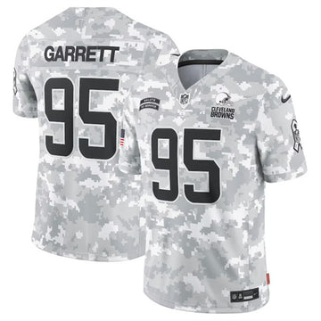 Myles Garrett Cleveland Browns camo Salute To Service jersey