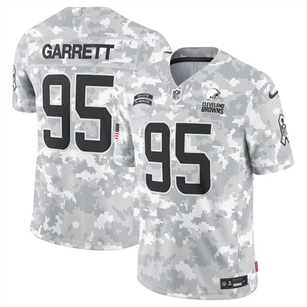 Myles Garrett Cleveland Browns camo Salute To Service jersey