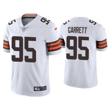 Myles Garrett Cleveland Browns white jersey
