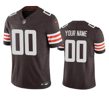 Custom Cleveland Browns brown FUSE jersey
