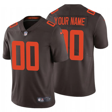 Custom Cleveland Browns brown jersey