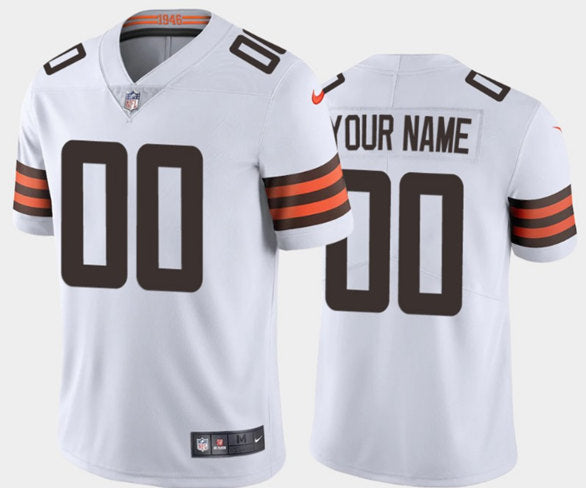 Custom Cleveland Browns white jersey