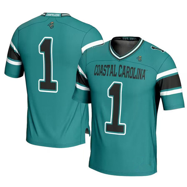 Coastal Carolina Chanticleers teal jersey