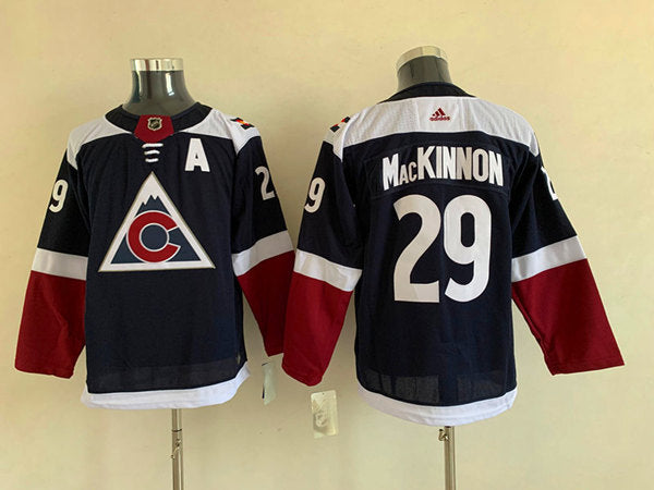 Nathan MacKinnon Colorado Avalanche navy jersey