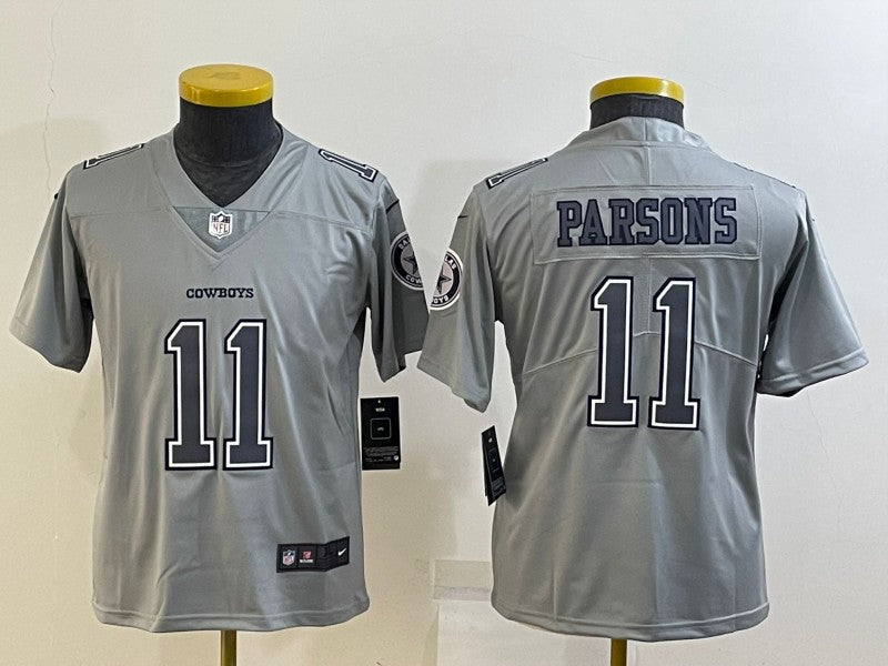 Micah Parsons Dallas Cowboys gray Fashion jersey