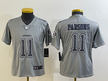 Micah Parsons Dallas Cowboys gray Fashion jersey