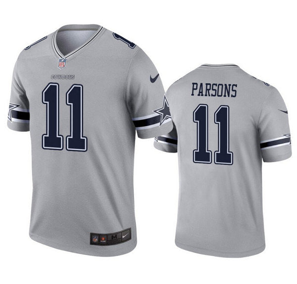 Micah Parsons Dallas Cowboys gray jersey