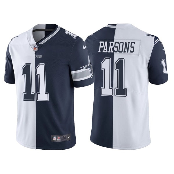 Micah Parsons Dallas Cowboys navy Split jersey