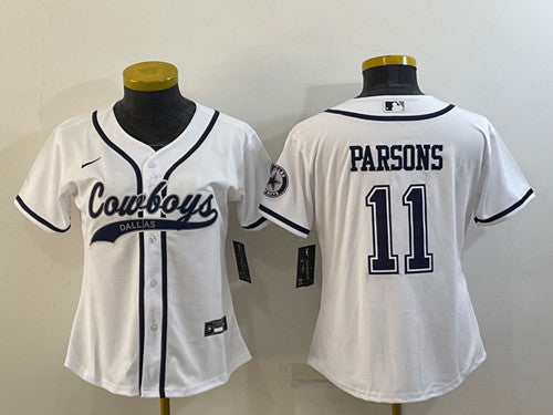 Micah Parsons Dallas Cowboys white jersey