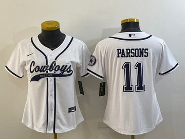 Micah Parsons Dallas Cowboys white jersey