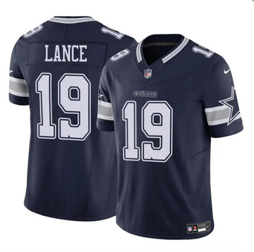 Trey Lance Dallas Cowboys navy FUSE jersey