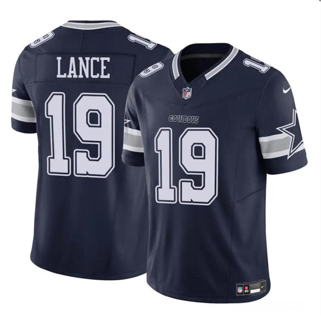 Trey Lance Dallas Cowboys navy FUSE jersey