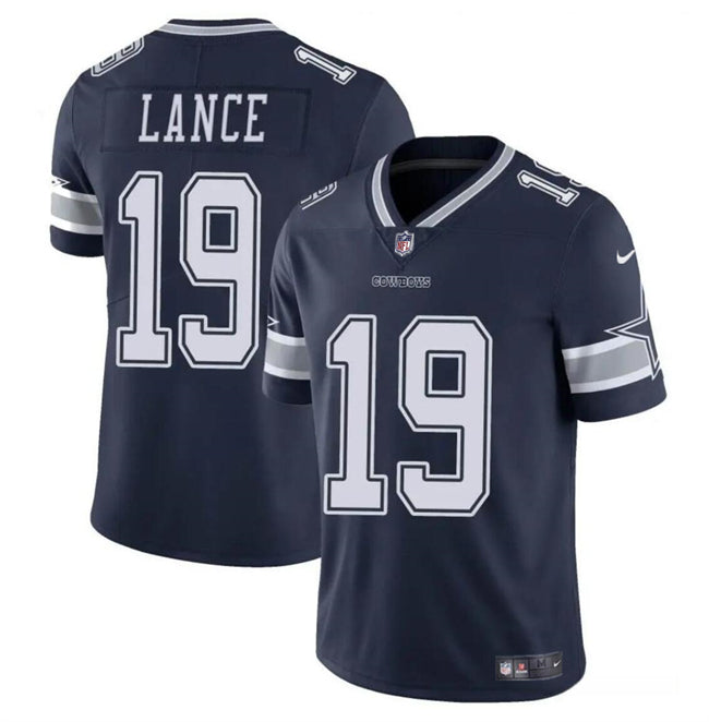 Trey Lance Dallas Cowboys navy jersey